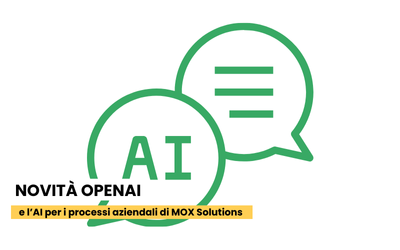 Novità OpenAI e l’AI per i processi aziendali di MOX Solutions