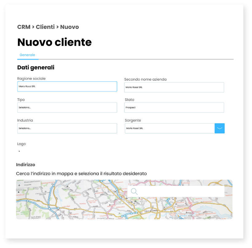 CRM GESTIONE VENDITE